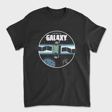 Space Explorer Galaxy, Tricou Barbati (Unisex)