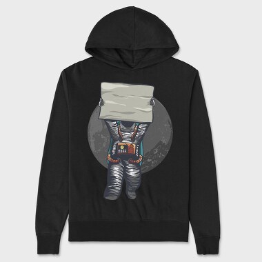 Space Explorer Sign, Hanorac Oversize Barbati (Unisex)