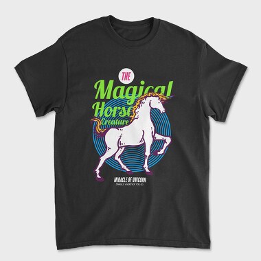 Magical Horse, Tricou Barbati (Unisex)