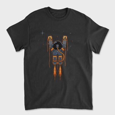 Space Rocket Man, Tricou Barbati (Unisex)