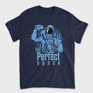 Space Selfie Astronaut, Tricou Barbati (Unisex)