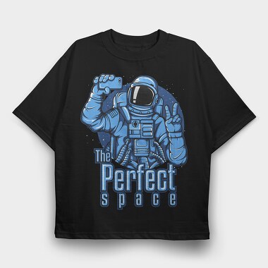 Space Selfie Astronaut, Tricou Oversize Barbati (Unisex)