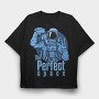 Space Selfie Astronaut, Tricou Oversize Barbati (Unisex)