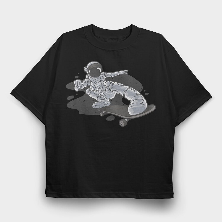 Space Skater 1, Tricou Oversize Barbati (Unisex)