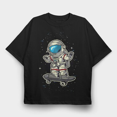 Space Skater 3, Tricou Oversize Barbati (Unisex)