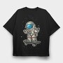 Space Skater 3, Tricou Oversize Barbati (Unisex)