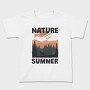 Summer Nature Deer, Tricou Copii