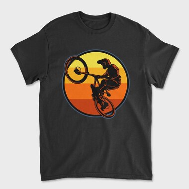 Sunset Biker, Tricou Barbati (Unisex)
