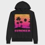 Sunset Surfer Vibes, Hanorac Oversize Barbati (Unisex)