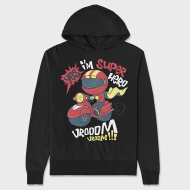 Super Vroom Racer, Hanorac Oversize Barbati (Unisex)