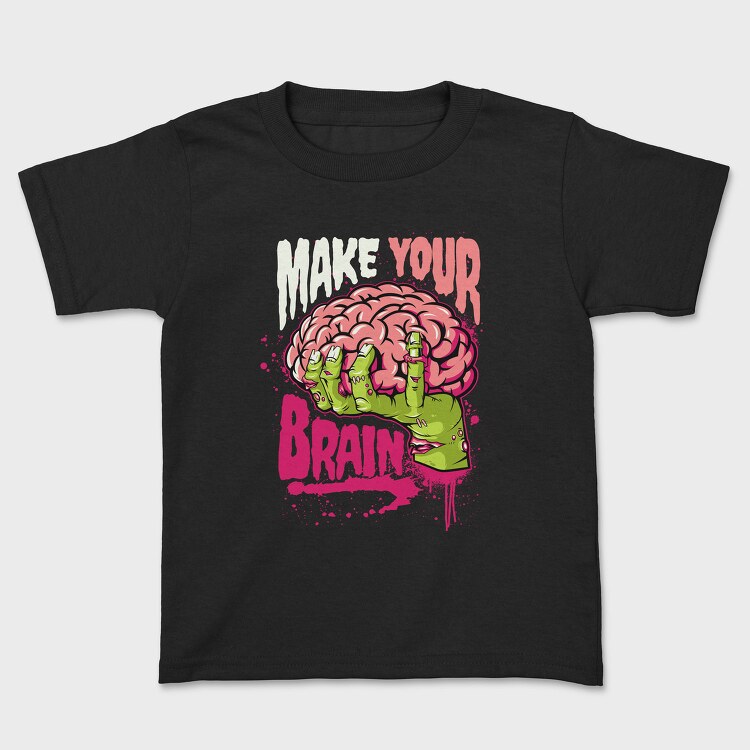 Zombie Brain Grab, Tricou Copii