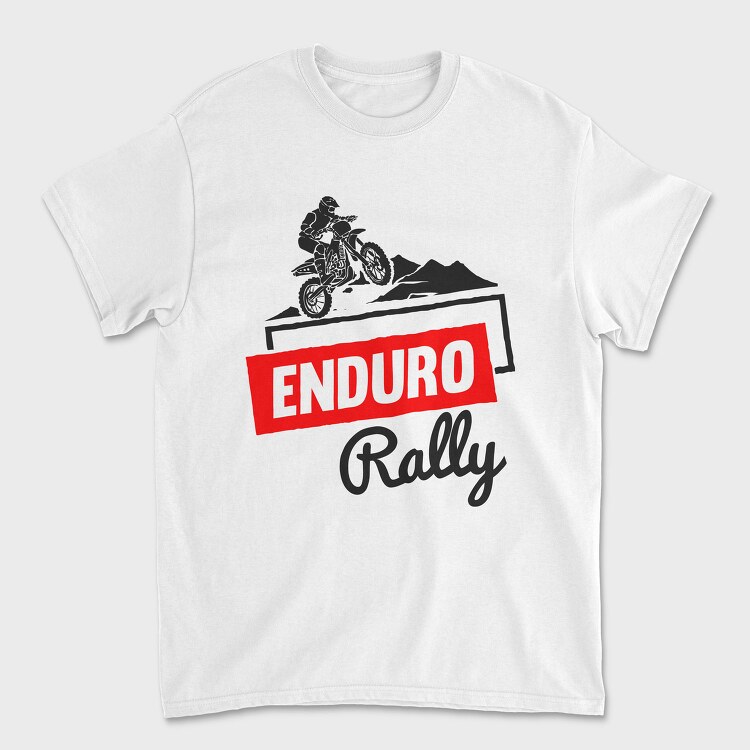 Enduro Rally Rider, Tricou Barbati (Unisex)