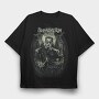 Frankenstein Rocks, Tricou Oversize Barbati (Unisex)