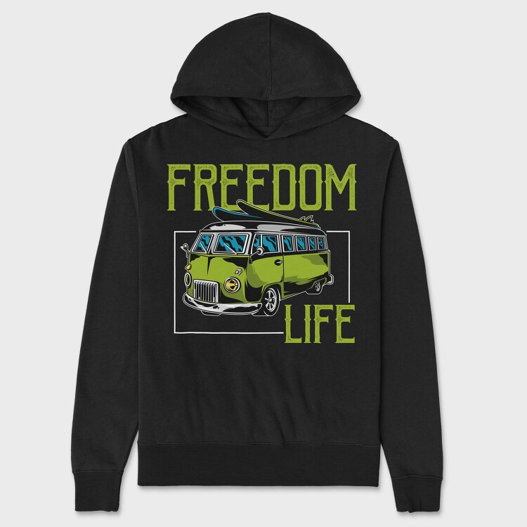 Freedom Life Van, Hanorac Oversize Barbati (Unisex)