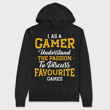 Gamer Passion Favorite, Hanorac Oversize Barbati (Unisex)