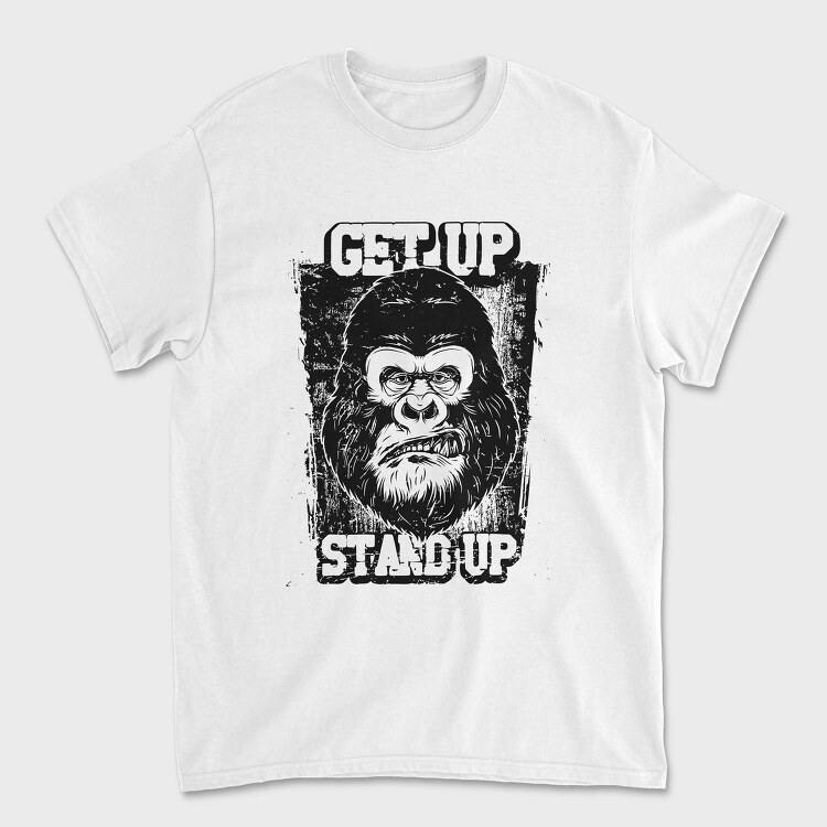 Gorilla Stand Up, Tricou Barbati (Unisex)