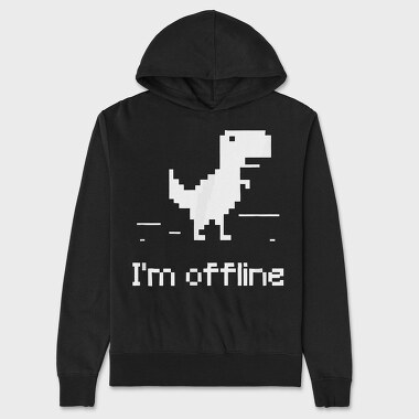 Neon Wolf Howl 11, Hanorac Oversize Barbati (Unisex)