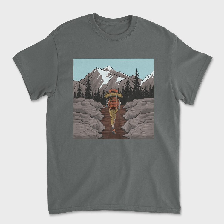 Mountain Trekker, Tricou Barbati (Unisex)