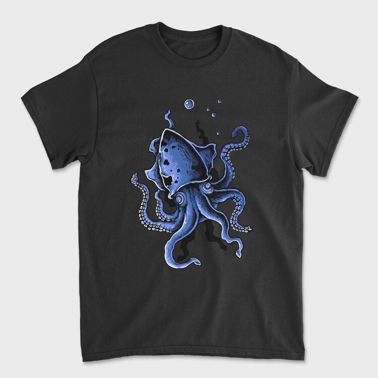 Octopus Splash, Tricou Barbati (Unisex)