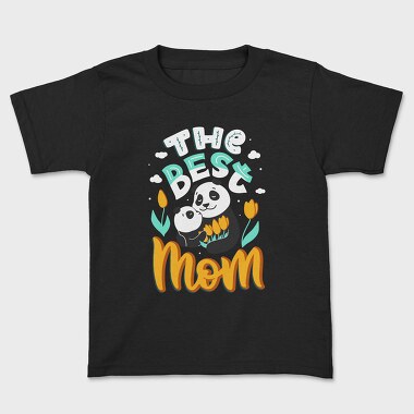 Panda Mom Tulips, Tricou Copii