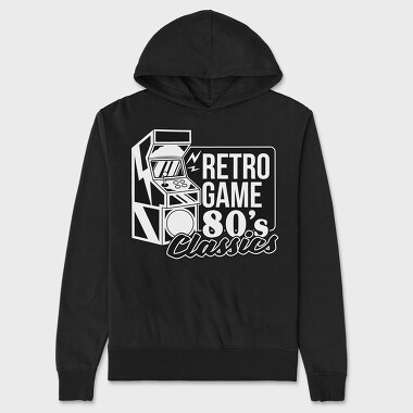 Retro Arcade Classics, Hanorac Oversize Barbati (Unisex)