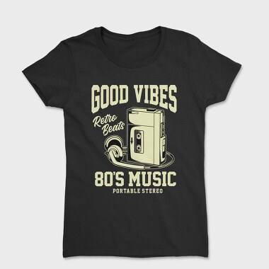 Retro Cassette Beats, Tricou Femei