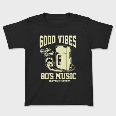 Retro Cassette Beats, Tricou Copii