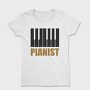 Piano Keys Gold, Tricou Femei