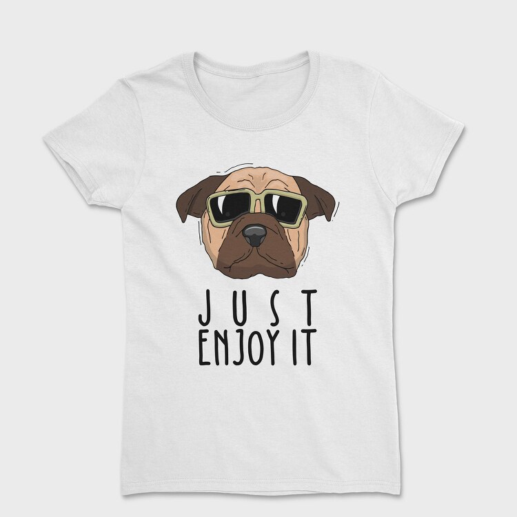 Pug Cool Vibes, Tricou Femei