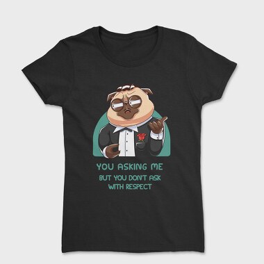 Pug In Tuxedo, Tricou Femei
