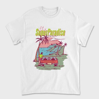 Super Paradise, Tricou Barbati (Unisex)