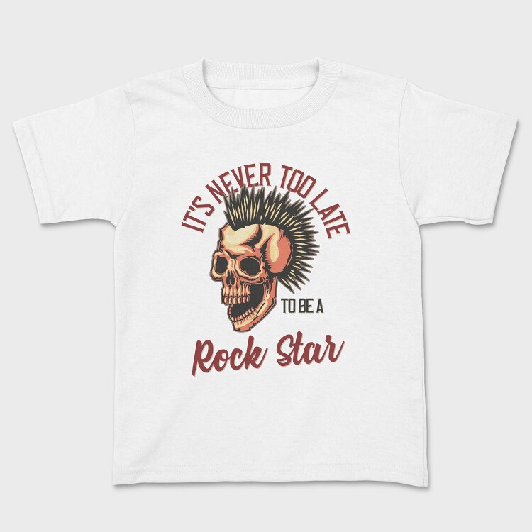 Punk Skull Rockstar, Tricou Copii