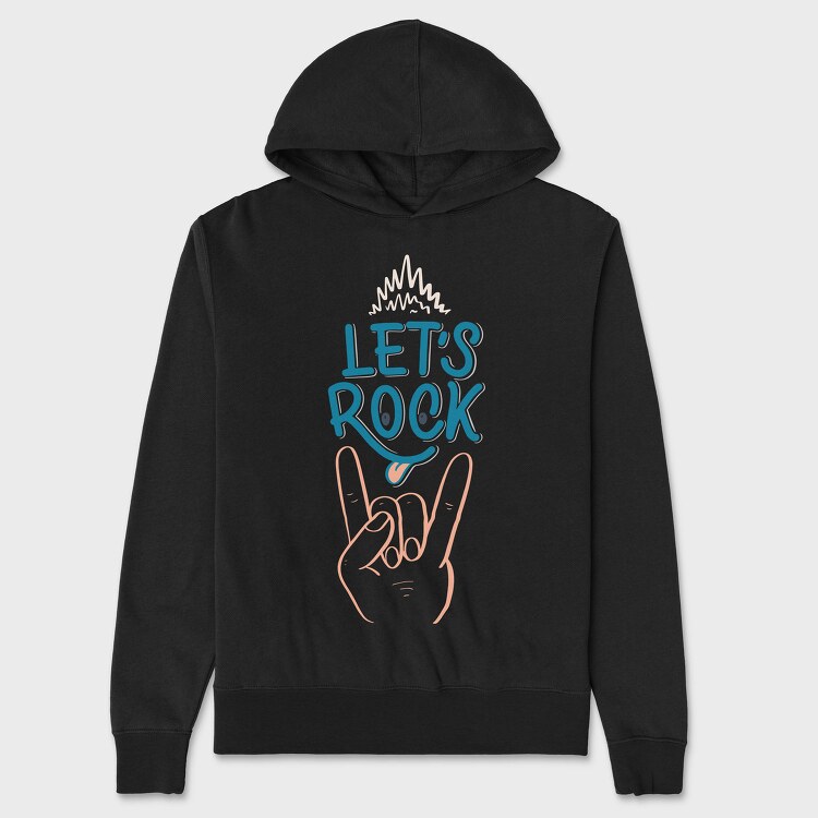 Rock On Vibes, Hanorac Oversize Barbati (Unisex)