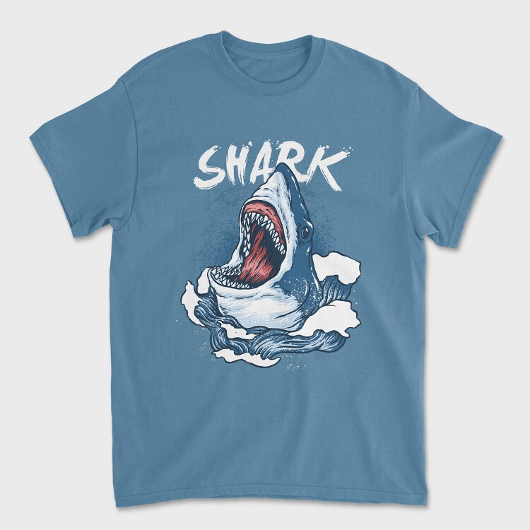 Shark Attack Wave, Tricou Barbati (Unisex)