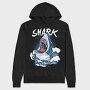 Shark Attack Wave, Hanorac Oversize Barbati (Unisex)