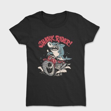 Shark Rider Tee, Tricou Femei