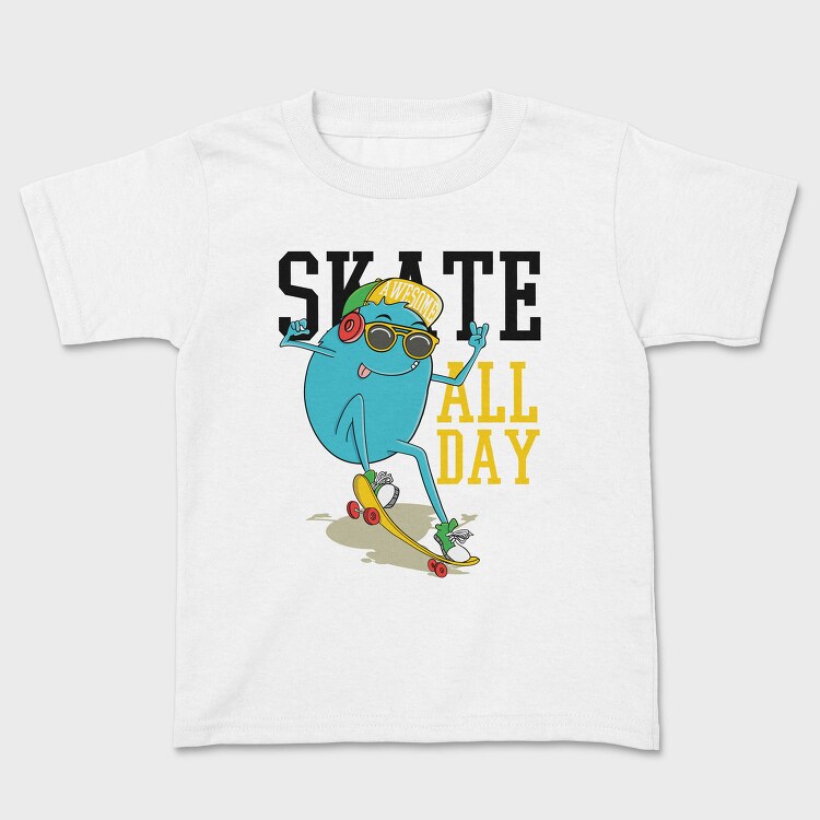 Skate All Day, Tricou Copii