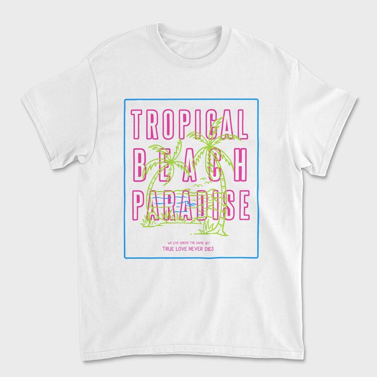 Tropical, Tricou Barbati (Unisex)