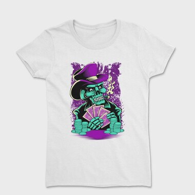 Skeleton Gambler, Tricou Femei