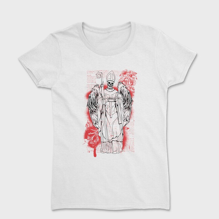 Skeleton Priest Angel, Tricou Femei