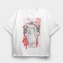 Skeleton Priest Angel, Tricou Oversize Barbati (Unisex)