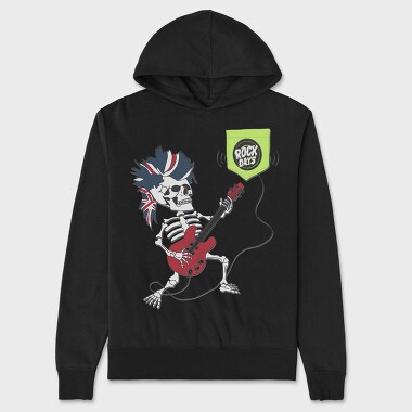 Skeleton Rock Days, Hanorac Oversize Barbati (Unisex)