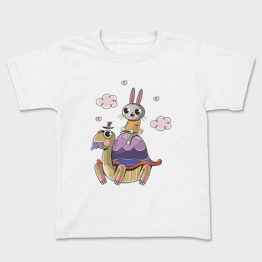 Rabbit On Turtle, Tricou Copii