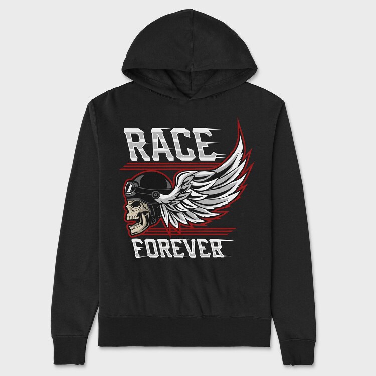 Race Forever, Hanorac Oversize Barbati (Unisex)