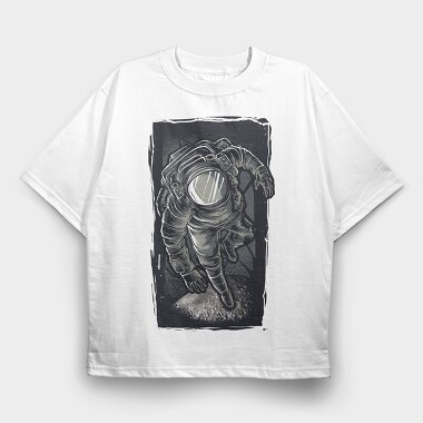 Spacewalk Solo, Tricou Oversize Barbati (Unisex)
