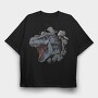 T Rex Roar 1, Tricou Oversize Barbati (Unisex)