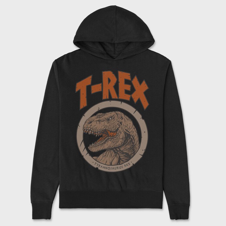 T Rex Roar, Hanorac Oversize Barbati (Unisex)