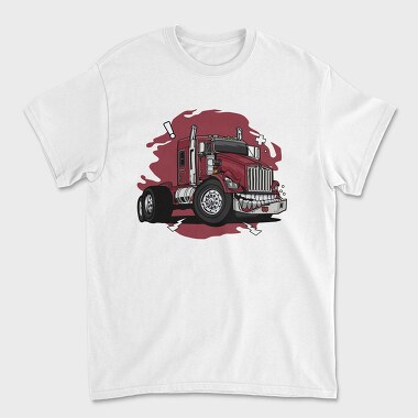 Truck Teeth Danger, Tricou Barbati (Unisex)