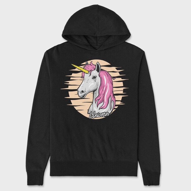 Unicorn Mane Magic, Hanorac Oversize Barbati (Unisex)
