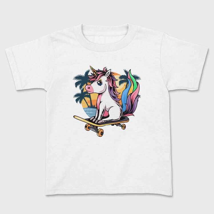 Unicorn Skate Palm, Tricou Copii